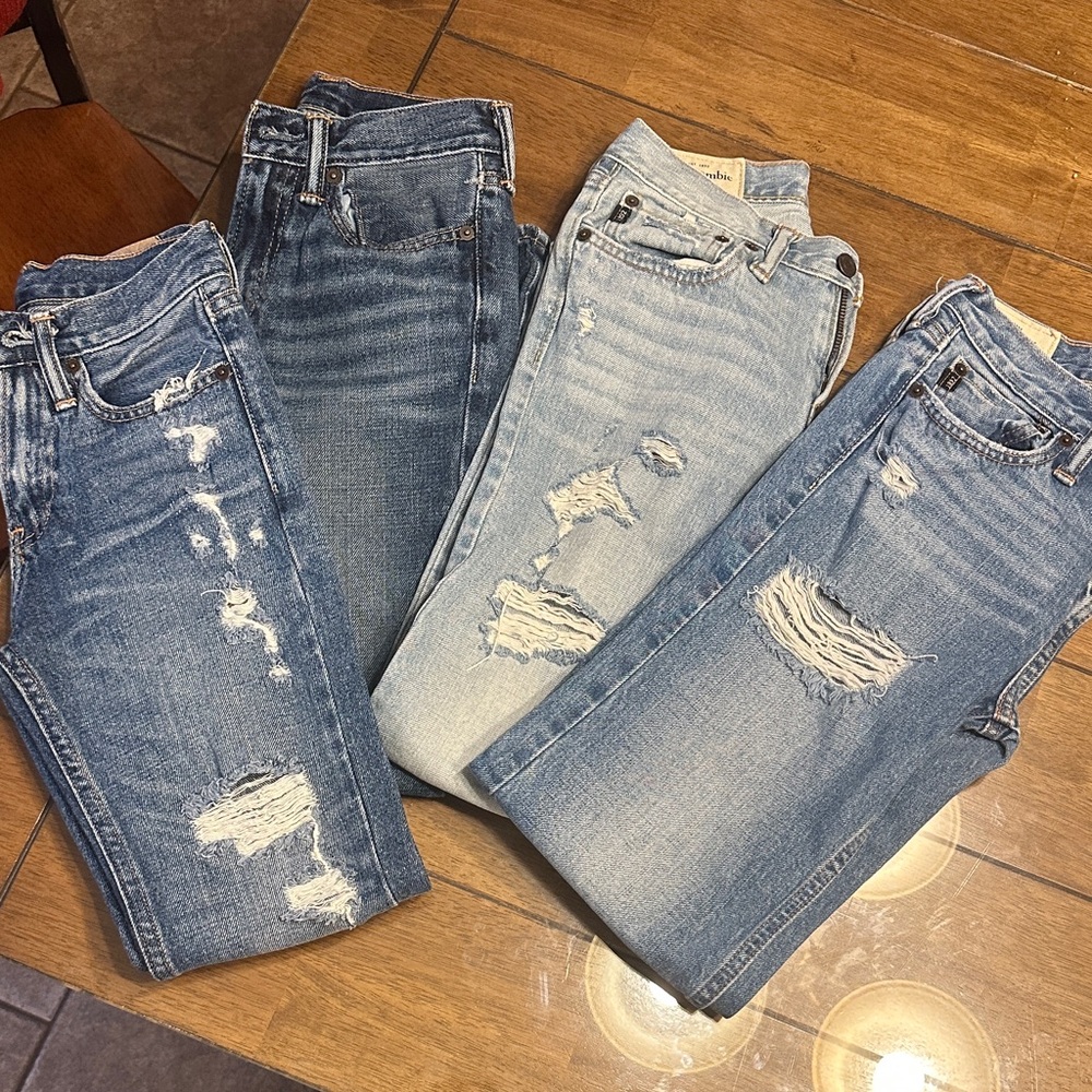 Lot of 4 Abercrombie Blue Jeans for Boy’s